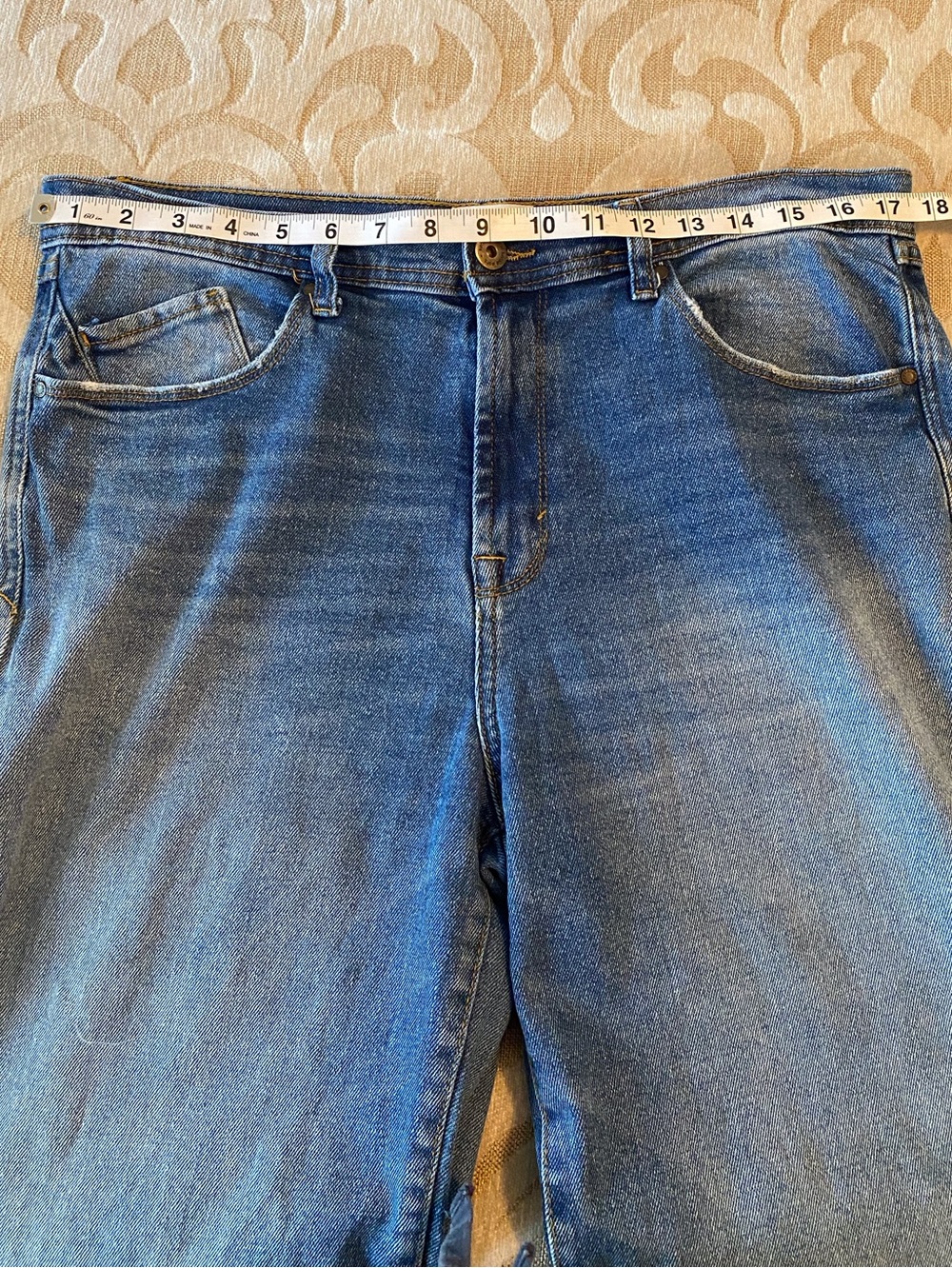 Kensie The Kaia High Rise Wide Leg Jeans Size 12 - Picture 9 of 10